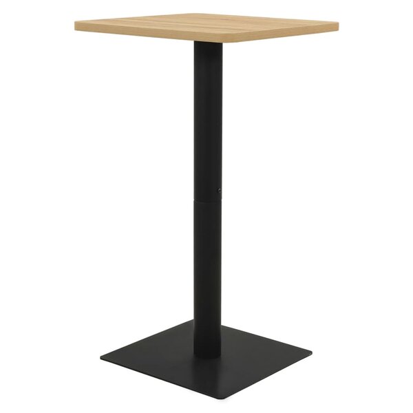 vidaXL Table de bistro Couleur chêne 60x60x107 cm