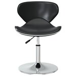 vidaXL Chaises à manger lot de 6 noir similicuir