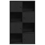 vidaXL Bibliothèque chêne noir 60x24x101 5 cm bois d'ingénierie