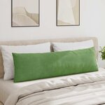 vidaXL Coussins de canapé 2 Pièces Vert clair 145 x 40 cm