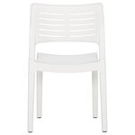 vidaXL Chaises de jardin lot de 2 Blanc Polypropylène