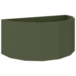 vidaXL Jardinière Vert olive 120 x 60 x 50 cm Acier