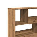 vidaXL Bibliothèque/Séparateur de pièce chêne artisanal 100x33x94 5 cm