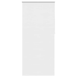 vidaXL Store enrouleur occultant 124 4 x 230 cm  largeur du tissu 120 cm  blanc