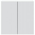 vidaXL Armoire Murale 59 x 31 x 60 cm Bois d'ingénierie Blanc