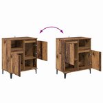 vidaXL Buffets 3 Pièces Bois Ancien 60 x 35 x 70 cm Bois d'ingénierie