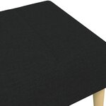 vidaXL Repose-pied noir 77x55x31 cm tissu