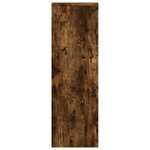 vidaXL Support pour plantes chêne fumé 33x33x100 cm bois d'ingénierie