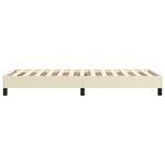 vidaXL Cadre de lit sans matelas crème 90x190 cm similicuir
