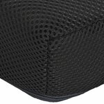 vidaXL Coussin d’assise Noir 39 x 38 x 8 5 cm