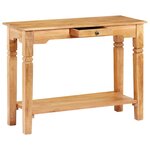vidaXL Table console 100x40x76 cm Bois d'acacia massif