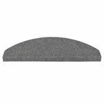 vidaXL Tapis d'escalier auto-adhésifs 10 Pièces gris 65x22 5x3 5 cm