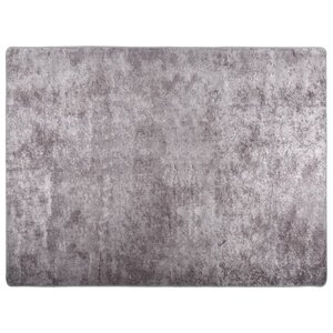 vidaXL Tapis lavable gris 400x300 cm antidérapant