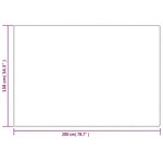 vidaXL Couverture lestée avec housse Gris 138x200 cm 6 kg Tissu