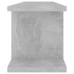 vidaXL Étagères murales 2 Pièces Gris béton 75x18x20 cm bois d'ingénierie