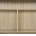 vidaXL Table de bar avec 2 dessus de table Chêne 130x40x120 cm