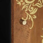 vidaXL Buffet Marron 90 x 33.5 x 75 cm Bois de manguier massif