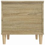 vidaXL Table basse Chêne sonoma 60x44 5x45 cm Bois d'ingénierie