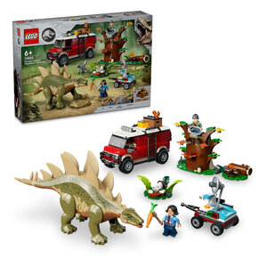 Set LEGO® Jurassic World 76965 : Aventure avec le Stégosaure et Vélociraptor