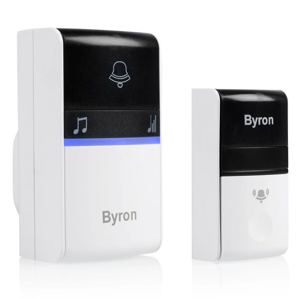 Byron ensemble de sonnette enfichable sans fil gris