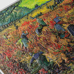THE RED VINEYARD 1888 By Vincent Van Gogh Colored 2.5 Once Argent & 120g Copper Monnaie 10000 Francs Chad 2024