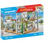 PLAYMOBIL 71615 - Action Heroes Hôpital aménagé