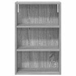 vidaXL Armoire murale de salle de bain Gris Sonoma 40 x 16 x 62 5 cm