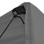 vidaXL Tente de fête 200 x 200 x 315 cm Anthracite Tissu Oxford