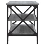 vidaXL Meuble TV Sonoma gris 80x40x50 cm Bois d'ingénierie