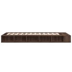 vidaXL Cadre de lit sans matelas chêne marron 90x190 cm