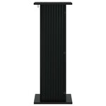 vidaXL Support de Plante 2 pc Noir 30 5 x 30 x 80 5 cm