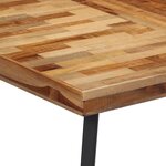 vidaXL Table à manger 120x62x76 cm bois massif de teck