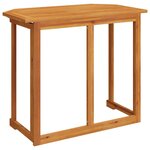 vidaXL Table de bistro 90x50x75 cm Bois d'acacia massif