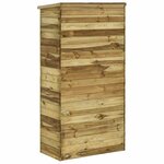 vidaXL Abri à outils pour jardin Pin 85x48x177 cm