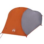 vidaXL Tente de camping à dôme 4 personnes orange imperméable