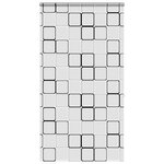 vidaXL Store enrouleur de douche avec cassette largeur du tissu 116 cm