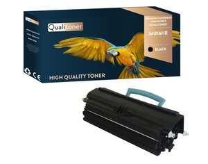 Qualitoner x1 toner 34016he noir compatible pour lexmark