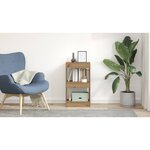 vidaXL Bibliothèque/Séparateur de pièce chêne artisanal 40x30x72 cm