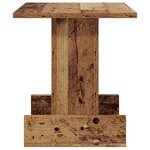 vidaXL Table d'appoint Bois ancien 35 5 x 35 x 40 cm Bois d'ingénierie