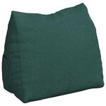vidaXL Coussin de Dos Vert foncé 60 x 20 x 50 cm tissu