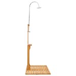 Douche de jardin en bois