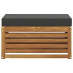 vidaXL Banc de Jardin Bois d'Acacia Massif Naturel