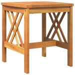 vidaXL Table d'appoint Marron Bois d'acacia massif