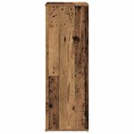 vidaXL Étagère à chaussures vieux bois 54x34x100 5cm bois d'ingénierie