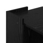 vidaXL Enceinte pour bac à litière pour chat Chêne noir