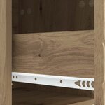 vidaXL Meuble TV 147 x 34 5 x 30 cm Chêne artisanal Bois d'ingénierie