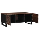 vidaXL Table basse - 100x54x40 cm  en bois massif et matériaux dérivés du bois.