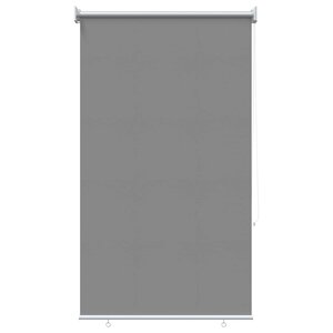 vidaXL Store enrouleur Protection UV Gris clair 60 x 140 cm Polyester