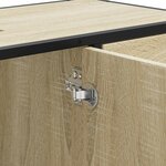 vidaXL Armoire lavabo de salle de bain chêne sonoma bois d'ingénierie