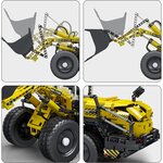 Mould King 17026 - Chargeuse sur pneus L550 télécommandée